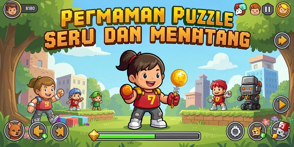 Tampilan gameplay <strong>8180</strong> yang penuh warna dan teka-teki seru.