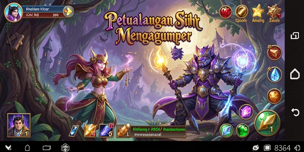 Gameplay menawan di dunia RPG yang fantastis.