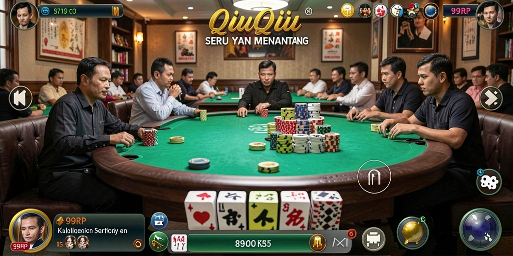 Tampilan gameplay menarik dari <strong>99RP</strong> dalam permainan QiuQiu.