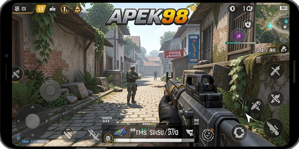 Tampilan gameplay TPS yang mendebarkan di APEK88.