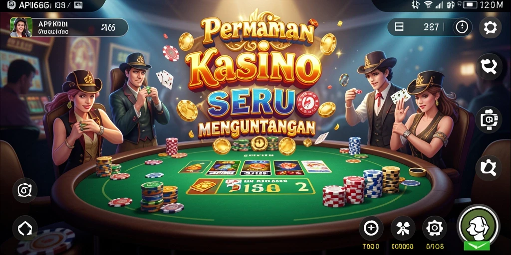 Tampilan gameplay seru di API66 dengan berbagai pilihan permainan kasino.
