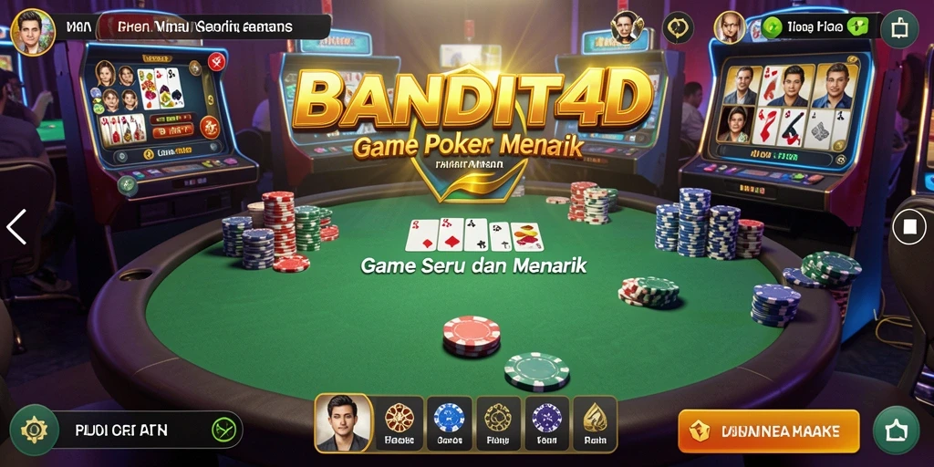 Tampilan gameplay BANDIT4D yang menarik dan seru.