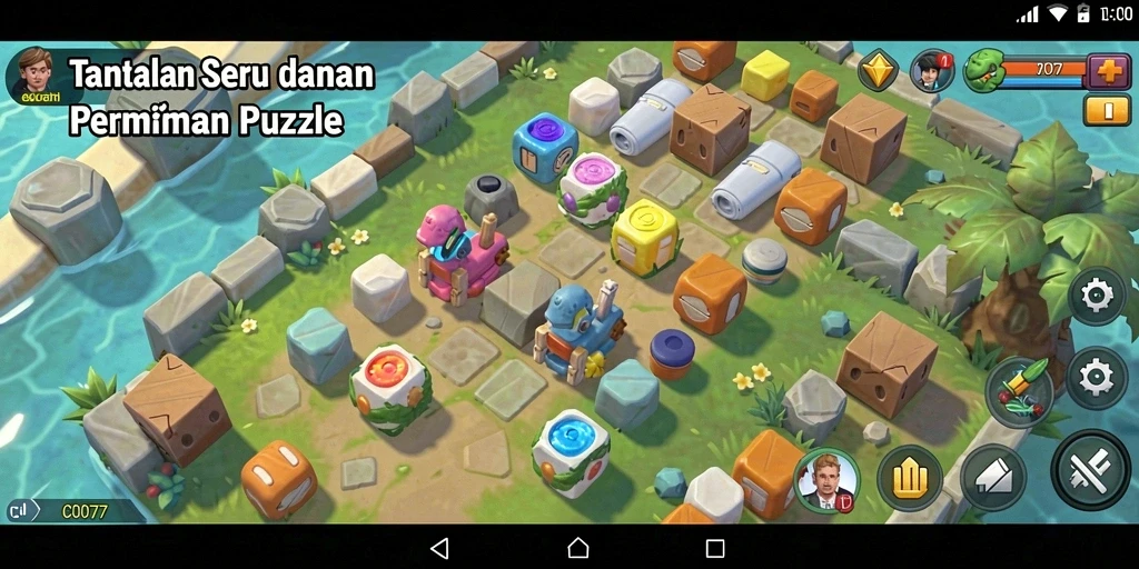 Screenshot gameplay C0077 yang menampilkan tantangan seru dan menarik.