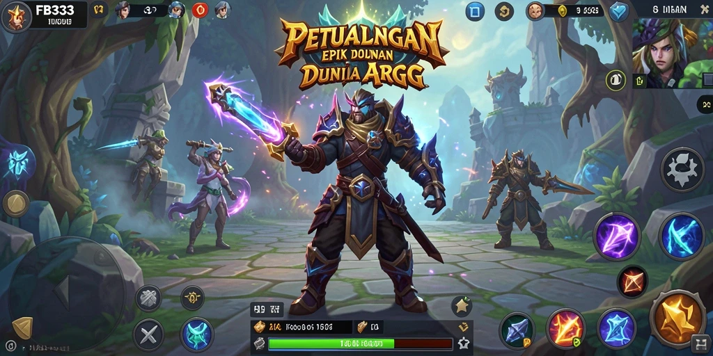 Screenshot menunjukkan pertarungan seru di dunia FB333 yang menakjubkan.