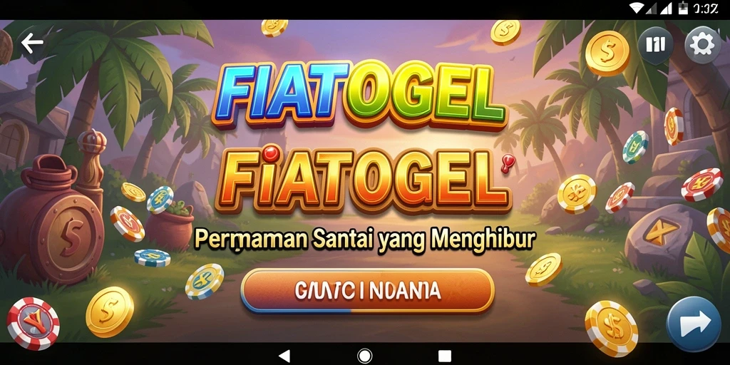 Tangkapan layar menunjukkan momen menyenangkan bermain FIATOGEL.