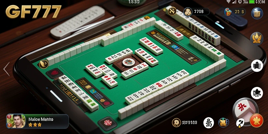 Tampilan gameplay Mahjong yang menarik dan penuh warna dalam GF777.