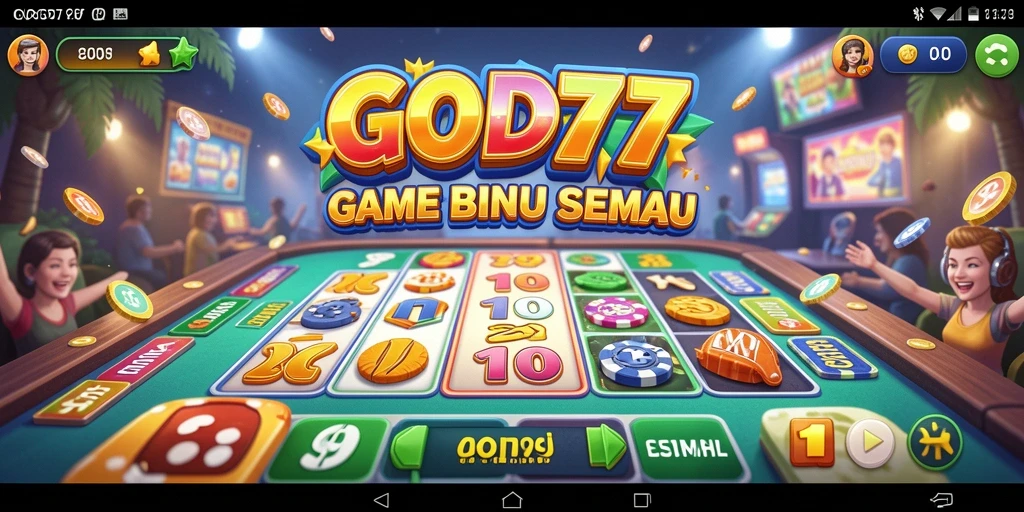 Tampilan gameplay seru Bingo di GOD77 dengan grafis menarik.