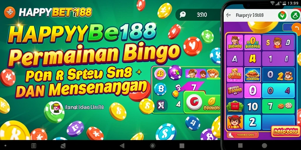 Screenshot <strong>HAPPYBET188</strong> menampilkan gameplay Bingo yang seru dan interaktif.