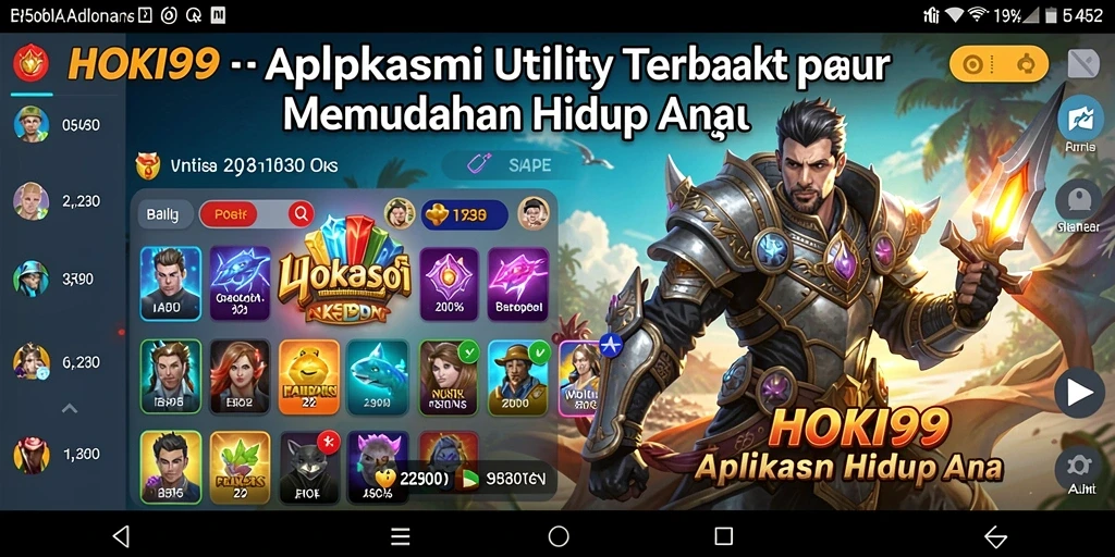 Tampilan antarmuka HOKI99 yang intuitif dan mudah digunakan.