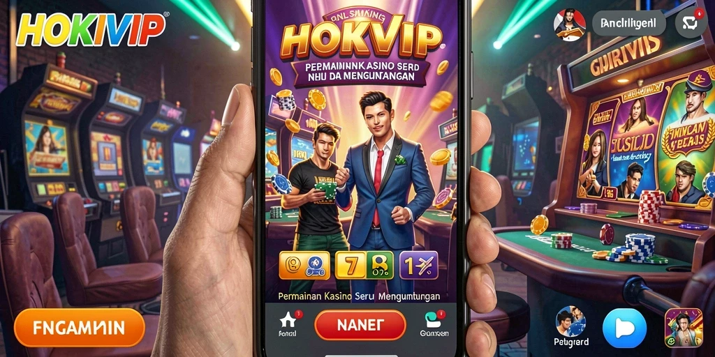 Tampilan gameplay HOKIVIP dengan fitur kasino yang menarik.
