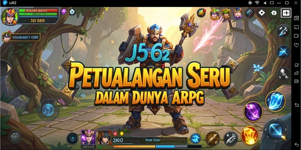Tampilan gameplay memukau dari JJ62 yang menampilkan aksi ARPG yang seru.