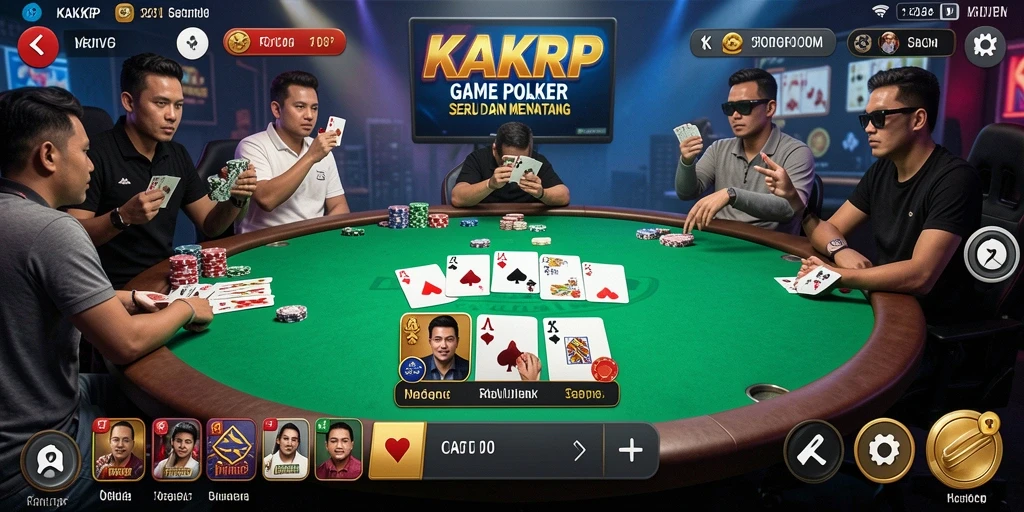 Tampilan gameplay KAKRP yang intens dan penuh strategi.