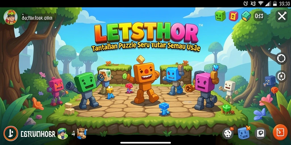 Gameplay menarik dan menantang di LETSTHOR.