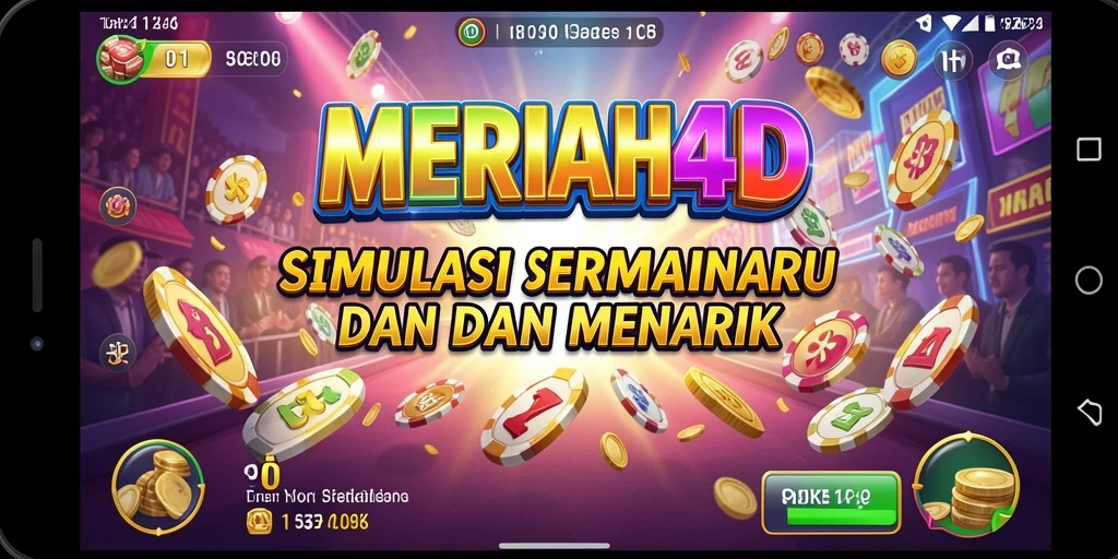 Tampilan gameplay seru dalam simulasi MERIAH4D.