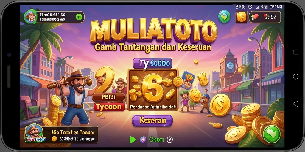 Gameplay seru dan menantang dari game Tycoon MULIATOTO.