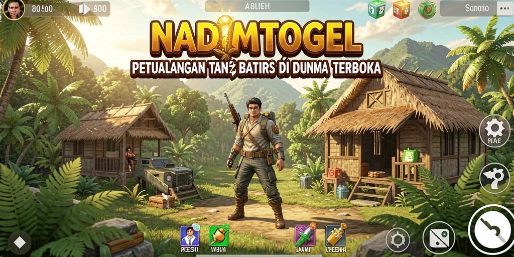 Gameplay menarik NADIMTOGEL di dunia terbuka yang luas.