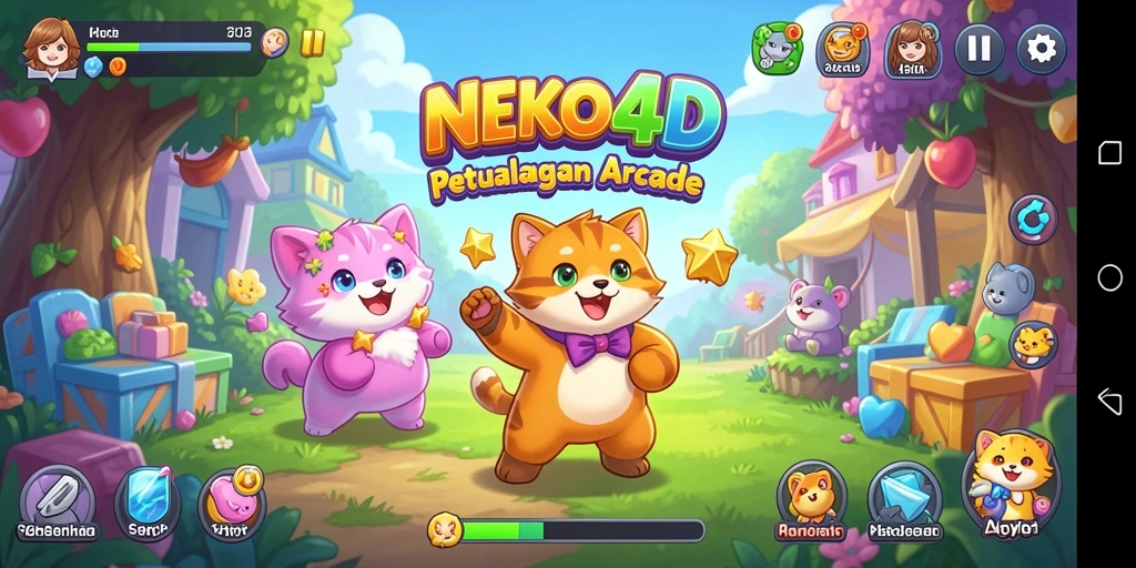 Tampilan gameplay menarik dari NEKO4D yang penuh aksi.