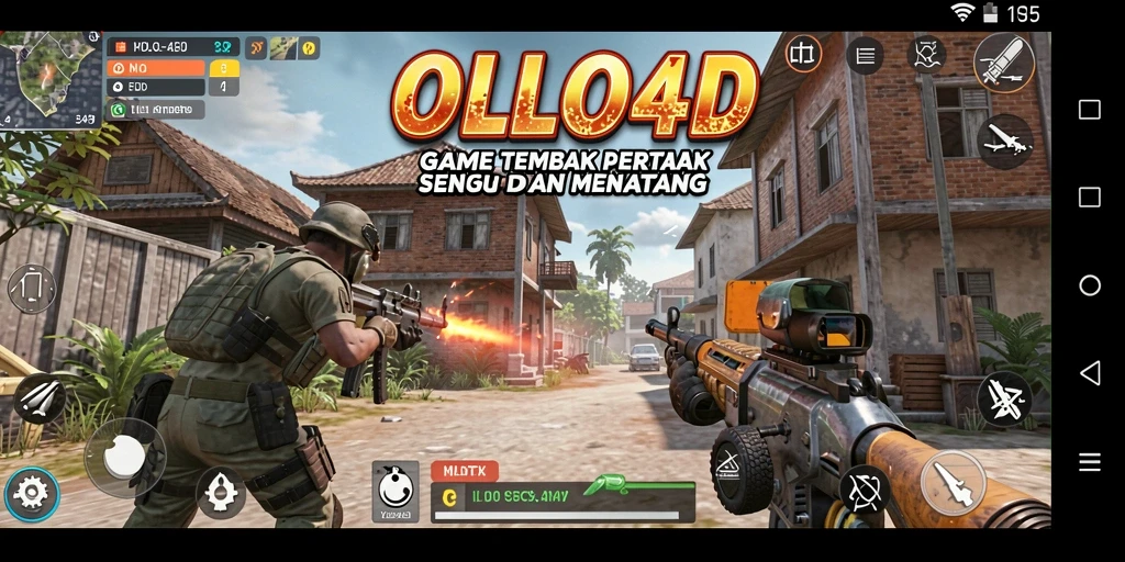 Screenshot gameplay OLLO4D yang menegangkan dan penuh aksi.