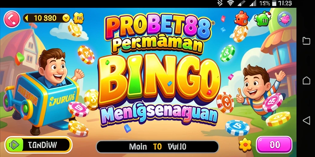 Tampilan gameplay Bingo di PROBET88 yang menarik dan interaktif.