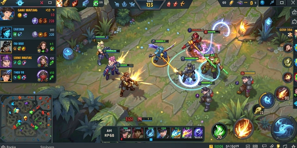 Tampilan aksi seru dalam gameplay RP66 yang kompetitif.
