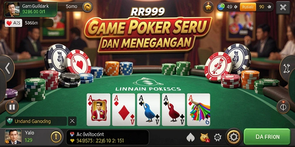 Tampilan gameplay seru dan interaktif di RR999.