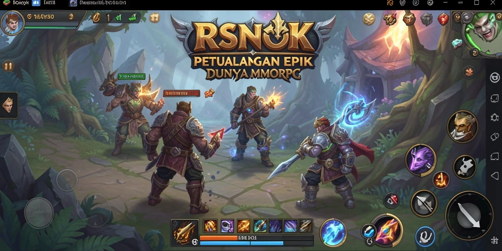 Tampilan gameplay RSNOK yang mendalam dengan aksi seru.