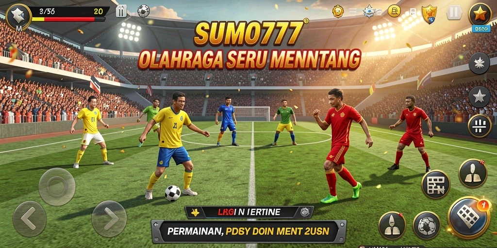 Tampilan menarik dari gameplay <strong>SUMO777</strong> dalam pertarungan olahraga.