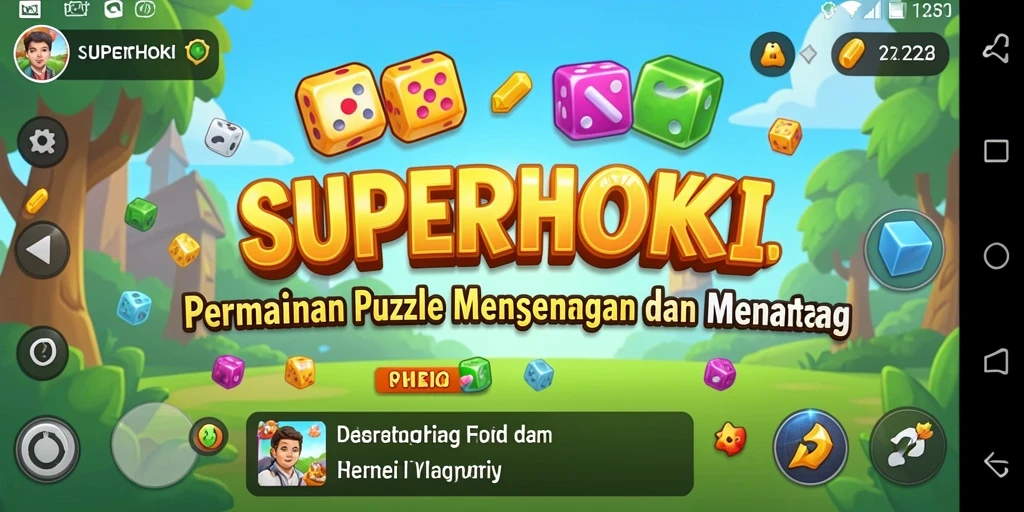 Screenshot SUPERHOKI menampilkan gameplay Puzzle yang seru dan menantang.