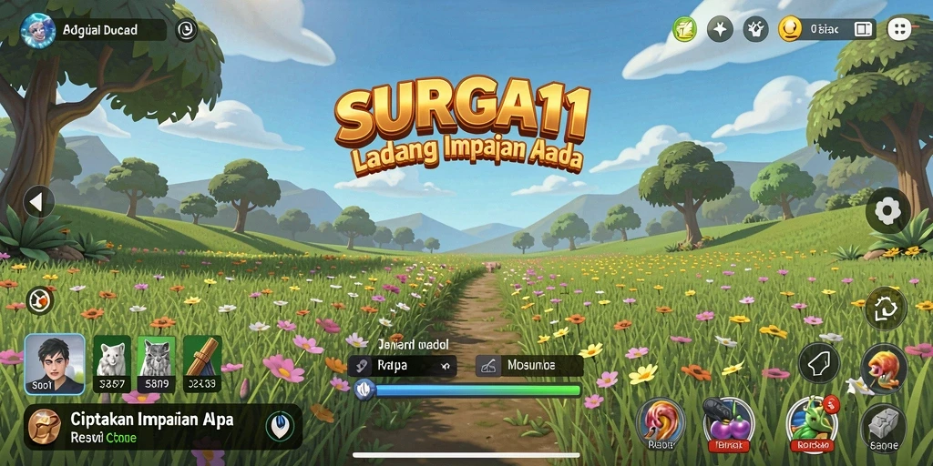 Tampilan gameplay SURGA11 yang menarik di dunia pertanian.