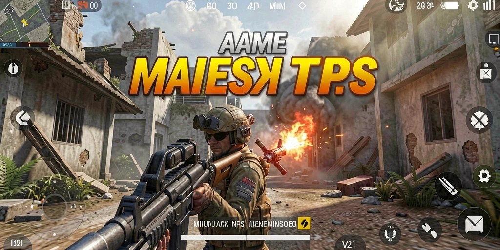 Tampilan menarik gameplay TPS yang seru dan menantang.