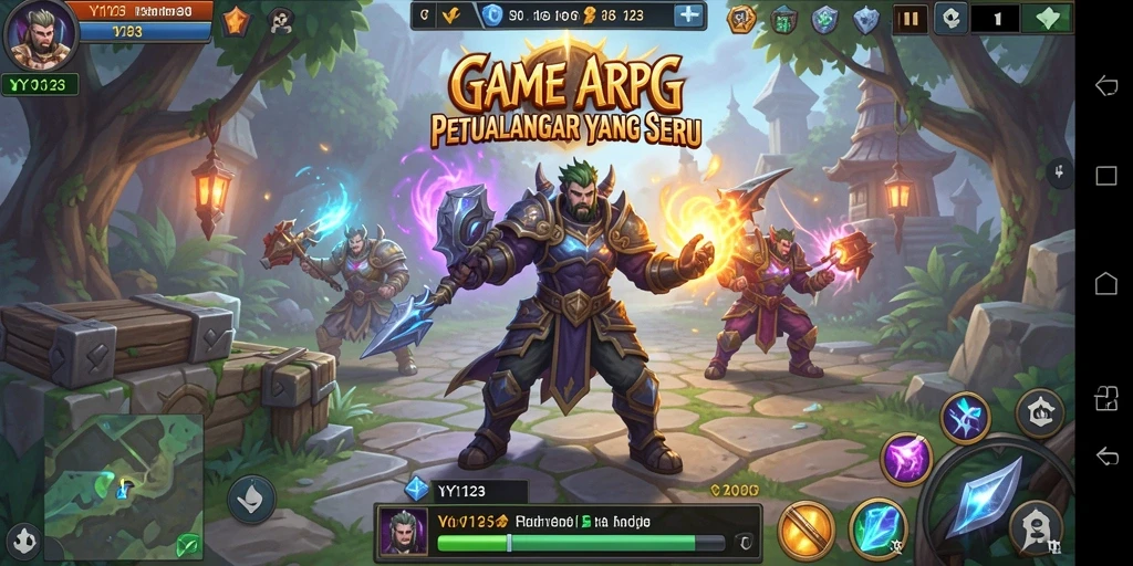 Tangkapan layar dari gameplay hebat di YY123.